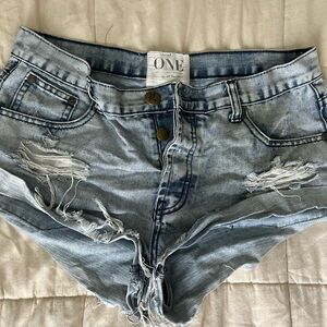 One Teaspoon denim shorts